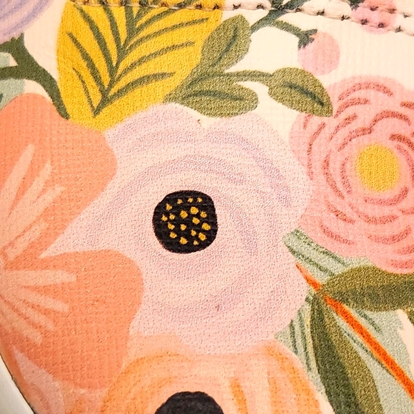 Keds x Rifle Paper Co Pink Green Floral Sneakers 8.5 NWOT Canvas - Picture 5 of 7